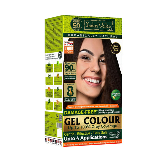Xerius Valley gel colour box with a woman's face on a white background