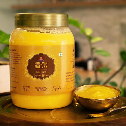 Himalayan Natives Cow Ghee Organic Bilona Pet Bottle, 1000 ml