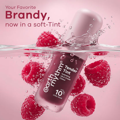 Earth Rhythm Tender Tint for Lip & Cheek with Pure Plant Pigments 10 H Stay - Brandy Bold