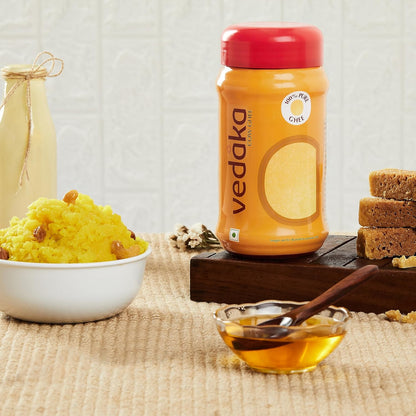 Vedaka Cow Ghee | 1 L Jar | Rich Aroma