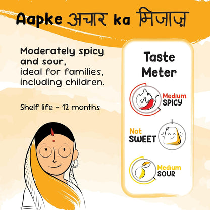 FarmDidi Mango Pickle Homemade Traditional Indian Achar Less Oil Aam Ka Achar Homemade Pickle In Fresh Dry Sukha Aam Ka Achaar Made With Organic Methods & Preservative Free