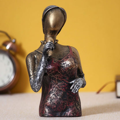 Singing Lady Decorative Statue