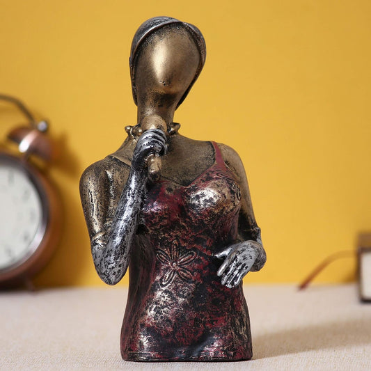 Singing Lady Decorative Statue