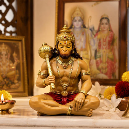 UNOVATE Hanuman Murti | Idol for Car Dashboard, Home, Office, Multicolour