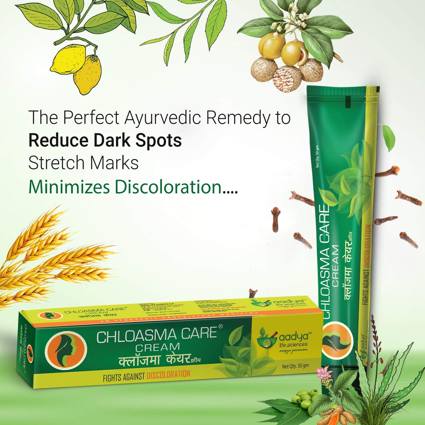 Chloasma Care Cream and Face Wash Combo Pack (120 gm + 3o gm)