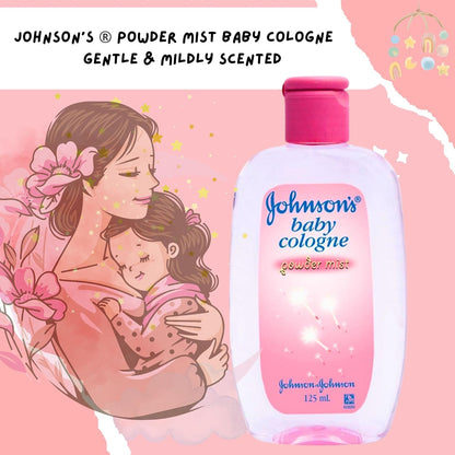 Johnsons Baby Cologne Powder Mist 125mL