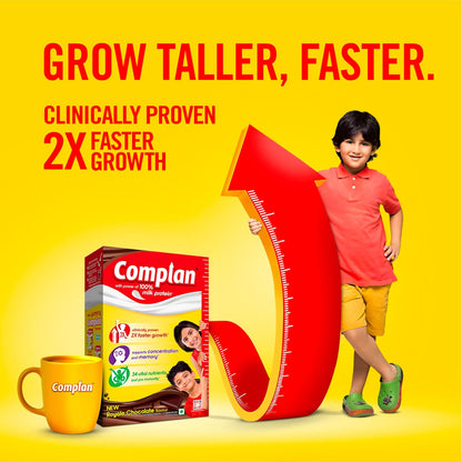 Complan Nutrition Drink Powder for Children, Royale Chocolate Flavour, 500 grams Carton|Nutrition Drink for kids with protein & 34 vital nutrients, 1 count