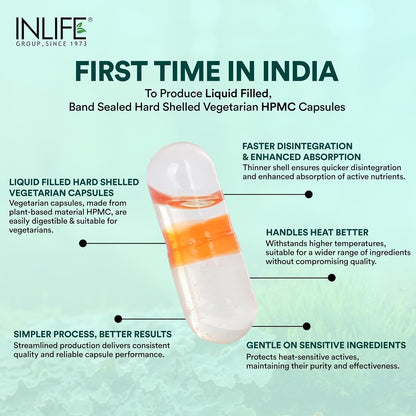 INLIFE Plant Based Vitamin D3 K2 Supplement from Lichen Source with Extra Virgin Cold Pressed Coconut Oil for Bone Health & Immune Support, 600 IU - 60 Vegetarian Capsules (Pack of 1)