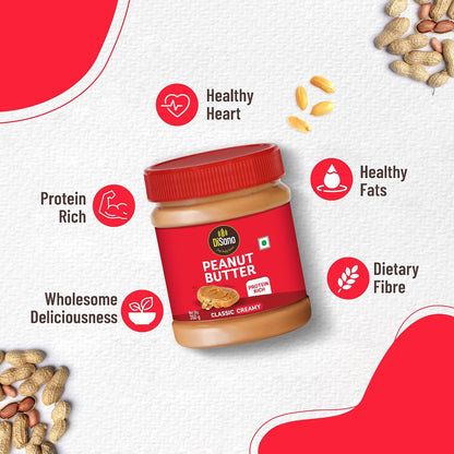 DiSano Peanut Butter, Creamy, 25% Protein with Vitamins & Minerals