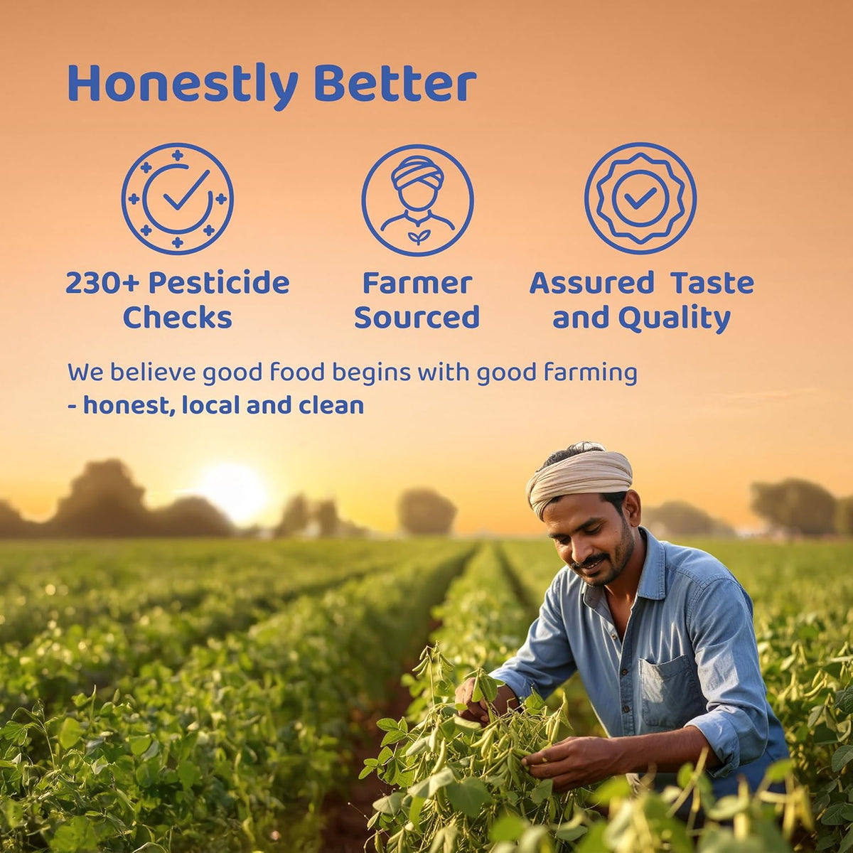 DeHaat Honest Farms | Pesticide-Free | Phool Makhana Premium Mithila Makhana 200g | Festive Special | Unflavoured | Vrat Friendly | Fasting Special | Naturally Contains Protein