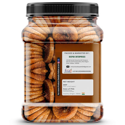 HAPPY HARVEST Premium Dried Afghani Anjeer | Dried Figs Ajnir | Dry Fruits in Fresh | Healthy Snacks I Low in calories and Fat Free | Rich Source of Vitamins Dietary Fiber