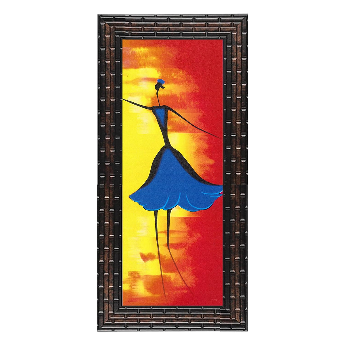 3 Pc Set Of Still Life Paintings Without Glass 5.2 X 12.5, 9.5 X 12.5, 5.2 X 12.5 Inch (6 X 13, 10.2 X 13, 6 X 13 INCH, Copper Brown)