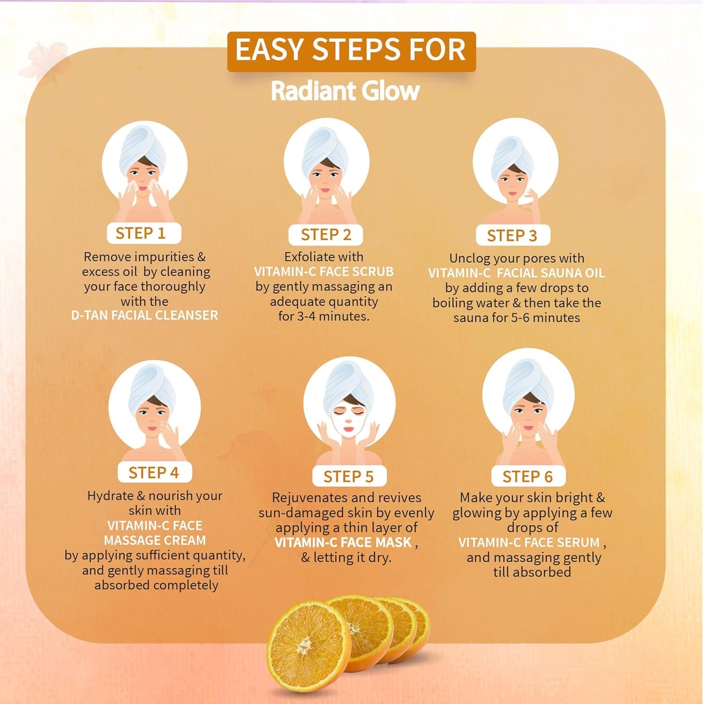 Ayouthveda Vitamin C Facial Kit, For Illuminating Skin, Vitamin C, Brightening facial kit, Skin care kit for glowing 40g Kit.
