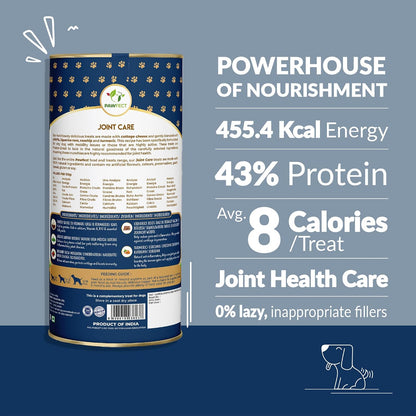 Pawfect Nature's Munch Freeze-Dried Cheese Joint Care Treats for Dogs - 100% Natural - High Protein, Low Fat - 8 Calories per Treat- Grain-Free - Healthy Training Treat (75g/2.65oz)