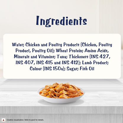 Purina Felix Tuna in Jelly, Wet Food for Adult Cats, 85g Pouch | With Tuna in Jelly, Tasty Meaty Chunks, 100% Complete & Balanced Nutrition, Vitamins D & E, Omega 6, Essential Minerals