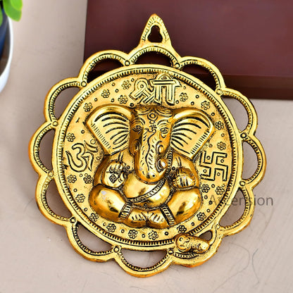 Ganesh Ganesha Ganpati Showpiece Main Door Hangings for Home Décor Decoration and Gift Purpose Diwali Gifts, Pooja, Temple All Hanging Siddhi Vinayak Ganesha Wall Decor Showpiece