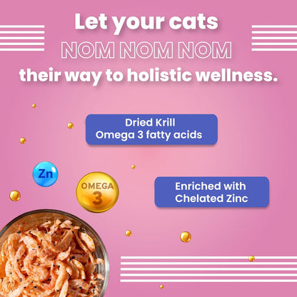Bark Out Loud Cat Pillow | Crunchy Cat Treats with Fresh Chicken & Dried Krill | Prebiotics, Taurine, Vitamin E, DHA, Omega 3 & 6 | Healthy Cat Snacks for Sensitive Gut & All Life Stages -100gm