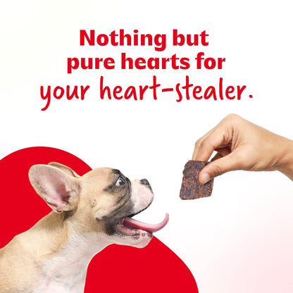 RIGHT4PAWS Chicken Heart Treats - 100% Natural & Raw, Gently Dehydrated, Grain-Free, Human-Grade Animal Meat for Dogs (Pack of 1)