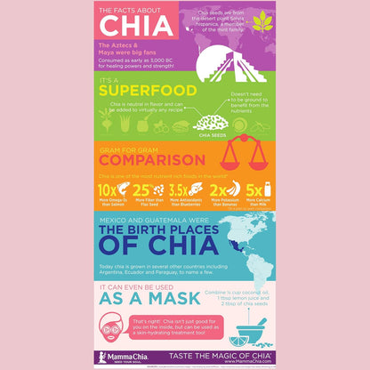 Mamma Chia, Organic Black Chia Seed, 12 oz (340 g)