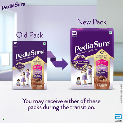 Pediasure Nutritional Drink Powder, Chocolate, Scientifically Designed Nutrition for Supporting Kids Growth 375g
