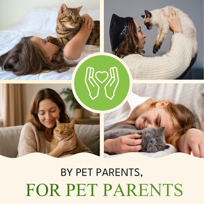 Petroyale 2-in-1 Shampoo + Conditioner for Cats - Anti-Tick & Flea - Dandruff Control - Itch Relief - Cat Shampoo with Coconut, Walnut & Aloe Vera for Healthy Skin & Coat - 300ml