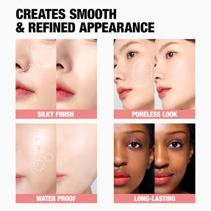 TFIT Delicate Silk Veil Art Primer - Korean Makeup, Poreless Matte Makeup Primer for Oily Skin (Lightweight, Hydrating), Blurring Pore Filler, Smooths fine lines，Long-Lasting Blur Effect, 1.01FL. Oz.
