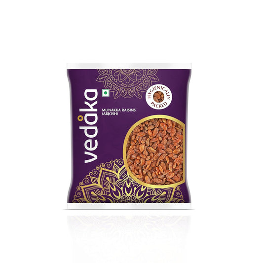 Vedaka Munakka Raisins (Abjosh) | 500 g | Naturally Sweet | Rich Authentic Flavour | Perfect Travel Snack
