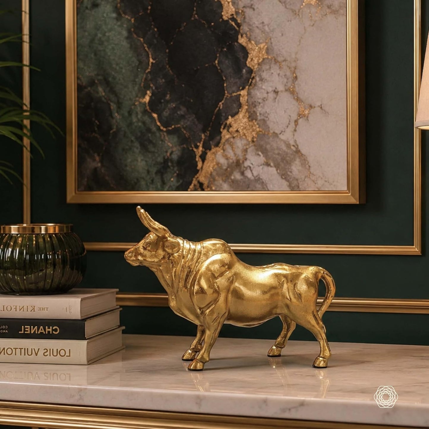 BEHOMA Metal Bull Decorative Figurine Showpiece