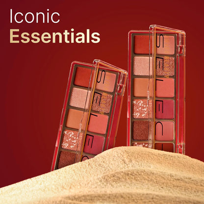 Swiss Beauty Select 12 shades Eyeshadow Palette | Mattes + Shimmers + Metallics | Shade - Slow Days, 10gm | 1 Count
