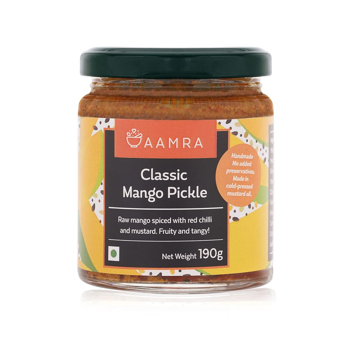 Aamra Homemade Classic Mango Pickle (in mustard oil) - 190gm
