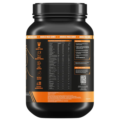 BeastLife High Protein Mass/Weight Gainer | 1 KG | Cookies & Cream | NABL LAB Tested | For Muscle Gain & Fast Growth | Cereal-Based Formula, No Maltodextrin | India's #1 Cereal Based Bulk Gainer