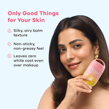 Earth Rhythm Rosy Ritual Glow Tinted Sunscreen SPF 50 PA ++++ with Vitamin C,No Oxybenzone (50gm) - Honey