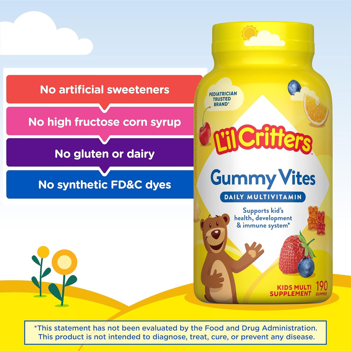 Lil Critters Gummy Vites Complete Multivitamin, 190 Count