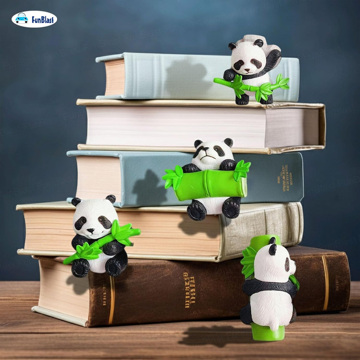 Panda Miniature Figurines - Decorative Showpiece, Gift for Him/Her, Diwali Deepwali New Year Home Decor, Bedroom, Living Room, Office, Table, Car Dashboard (Style-A)