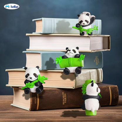 Panda Miniature Figurines - Decorative Showpiece, Gift for Him/Her, Diwali Deepwali New Year Home Decor, Bedroom, Living Room, Office, Table, Car Dashboard (Style-A)