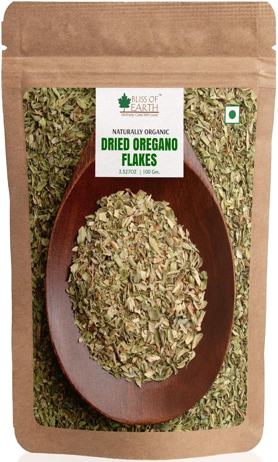 Bliss of Earth 100Gm Naturally Organic Dried Oregano Flakes For Seasoning On Pizza & Pasta