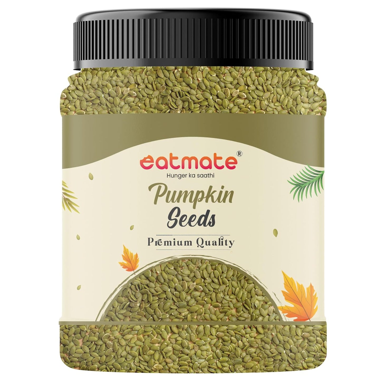 Eatmate Premium Raw Pumpkin Seeds | Gourmet Protein Rich Pepitas | Healthy Vegetarian Super Seeds for Snacking, Salads, Smoothies & Daily Nutrition