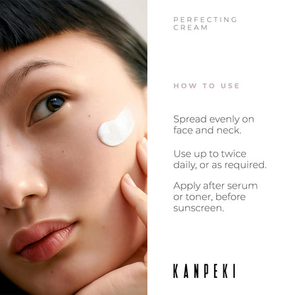 Kanpeki Perfecting Cream Face Moisturizer For Daily Use|Provide Hydration&Counteracts Signs Of Aging|Enriched With Sandalwood,Aloe Vera,Vitamin E&A|Suitable For Normal,Combination&Oliy Skin