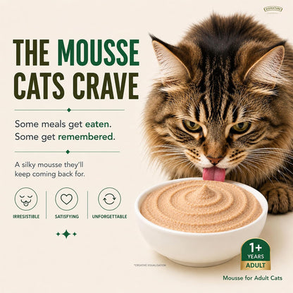 Grain Zero Adult Cat Wet Mousse 80gm | Tuna | Rich in Protein, Promotes Hydration & Easy to Digest | Grain Free, No Artificial Flavours | Packed with Essential Vitamins & Antioxidants