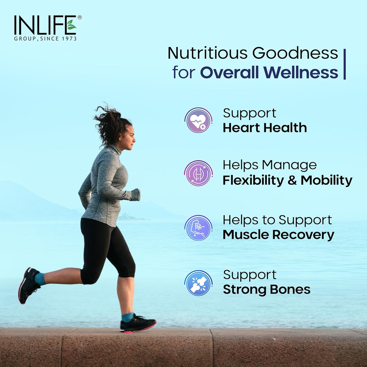 INLIFE Fish Oil Capsules Omega 3 1000mg | 180mg EPA & 120mg DHA | Supports Brain, Heart, Joint & Eye Health - 60 Liquid Filled Capsules