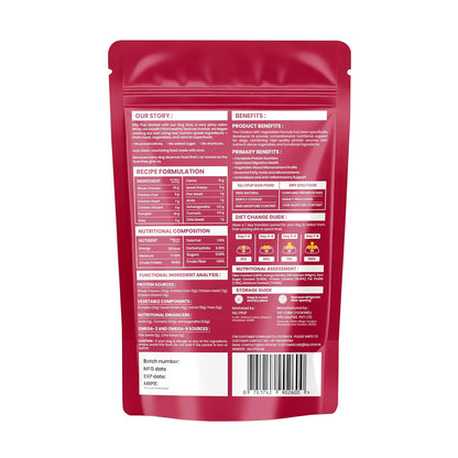 Silly Pup Chicken Dog Food | Gently Cooked Wet Food | Real Chicken, Pumpkin & Seeds | No Preservatives, No Sugar | Vet Crafted | High Protein | All Breeds & Age (1 Pouch (100g))