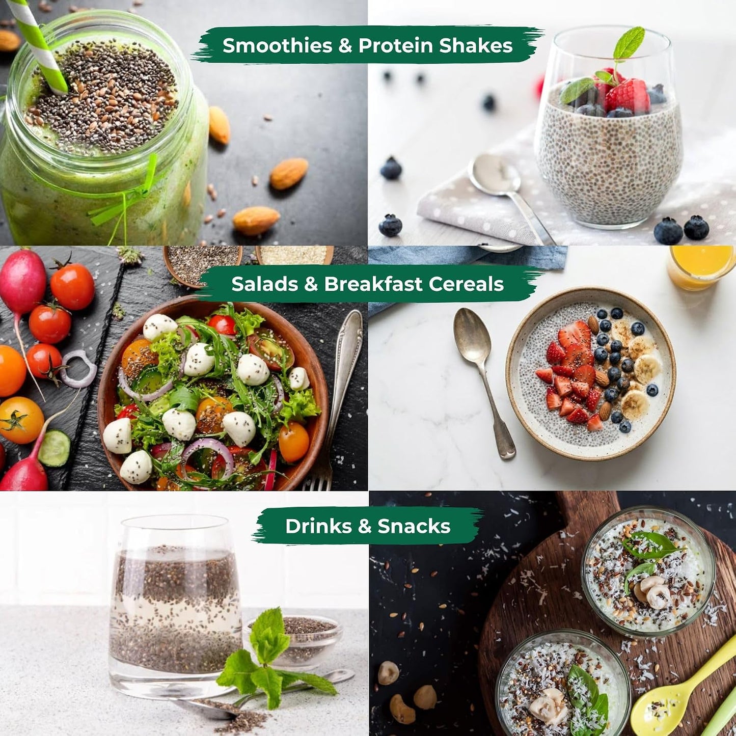 Farmano Raw Chia Seeds | High Fiber Superfood | Premium Quality | 200g