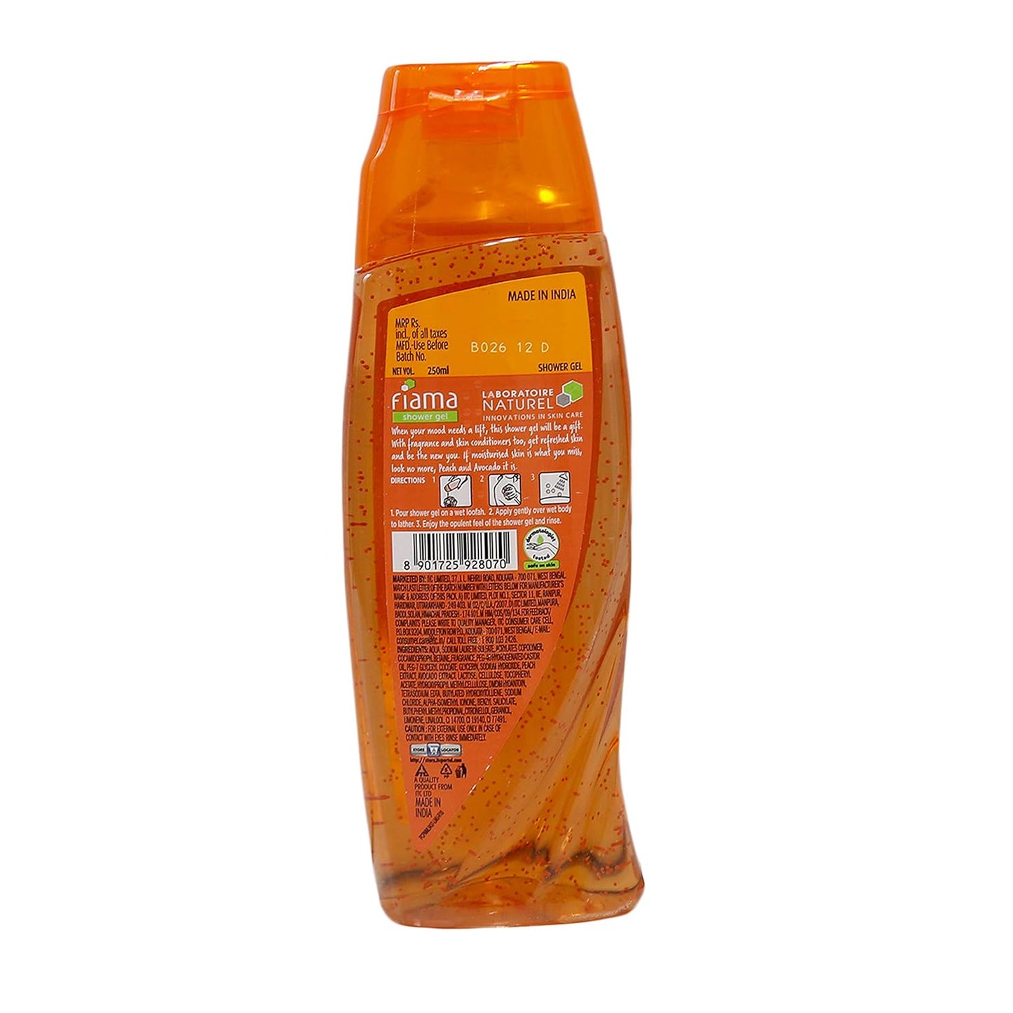 Fiama Di Wills Peach and Avocado Deep Moisturize Shower Gel, 250ml
