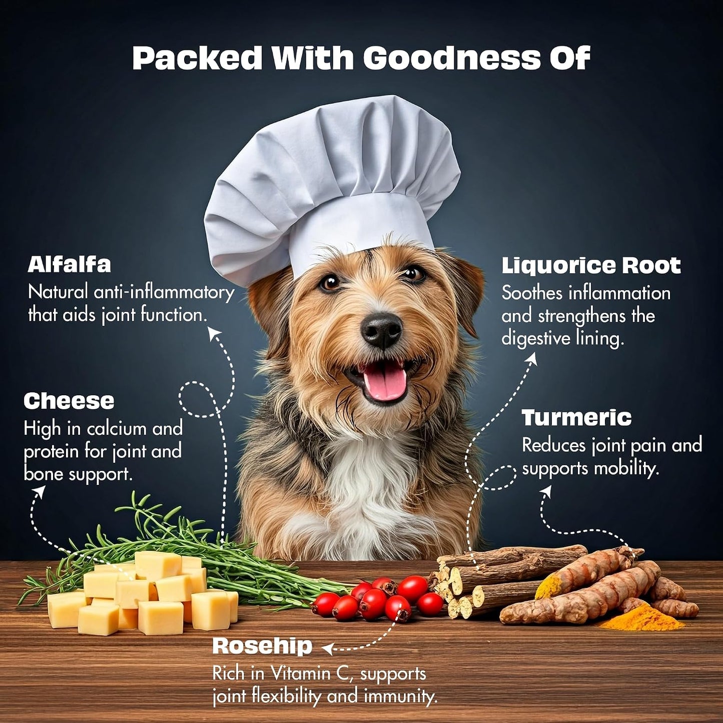 Pawfect Nature's Munch Freeze-Dried Cheese Joint Care Treats for Dogs - 100% Natural - High Protein, Low Fat - 8 Calories per Treat- Grain-Free - Healthy Training Treat (75g/2.65oz)