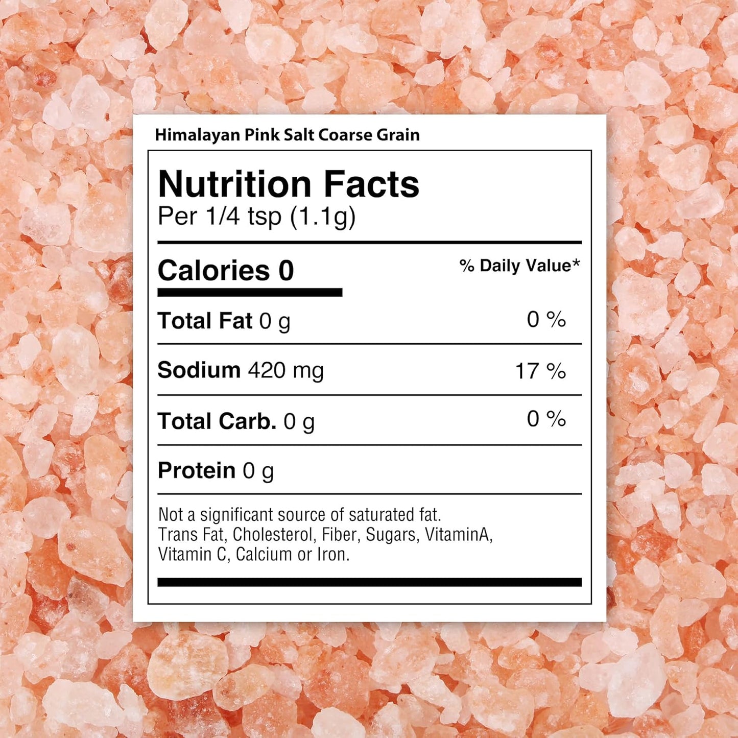 The Spice Lab Himalayan Salt - Coarse 1 Pound - Pink Himalayan Salt is Nutrient and Mineral Dense for Health - Gourmet Pure Crystal Kosher & Natural Certified