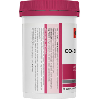Zephivo Swisse Coenzyme Q10, 150mg CoQ10 Supplement - Highest Strength CoQ10 In Single Capsule (Manufactured In Australia) High Absorption for Heart & Energy Metabolism - 50 Tablets