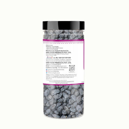 YUM YUM Dried Black Raisins (Kishmish) Dry Fruits 250g Jar | Naturally Sweet