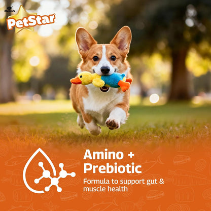 Petstar Puppy Dry Dog Food 1 kg, Tuna & Rice Formula, High Protein, Easy Digestion, Immunity Support, No Artificial Flavours or Added Sugar