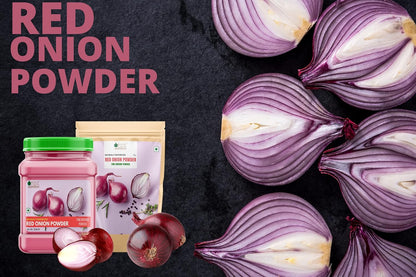 Bliss Of Earth 1 Kg Natural Red Onion Powder, Dehydrated, Good For Cooking & Hair Growth