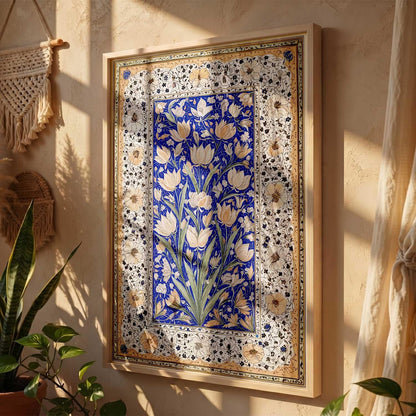 Indian Traditional Madhubani Art Wall Painting Home Decoration With Frame | Engineered Wood | Digital Reprint | For Living Room Bed Room Hotel Wall Decor (14X20 inch)
